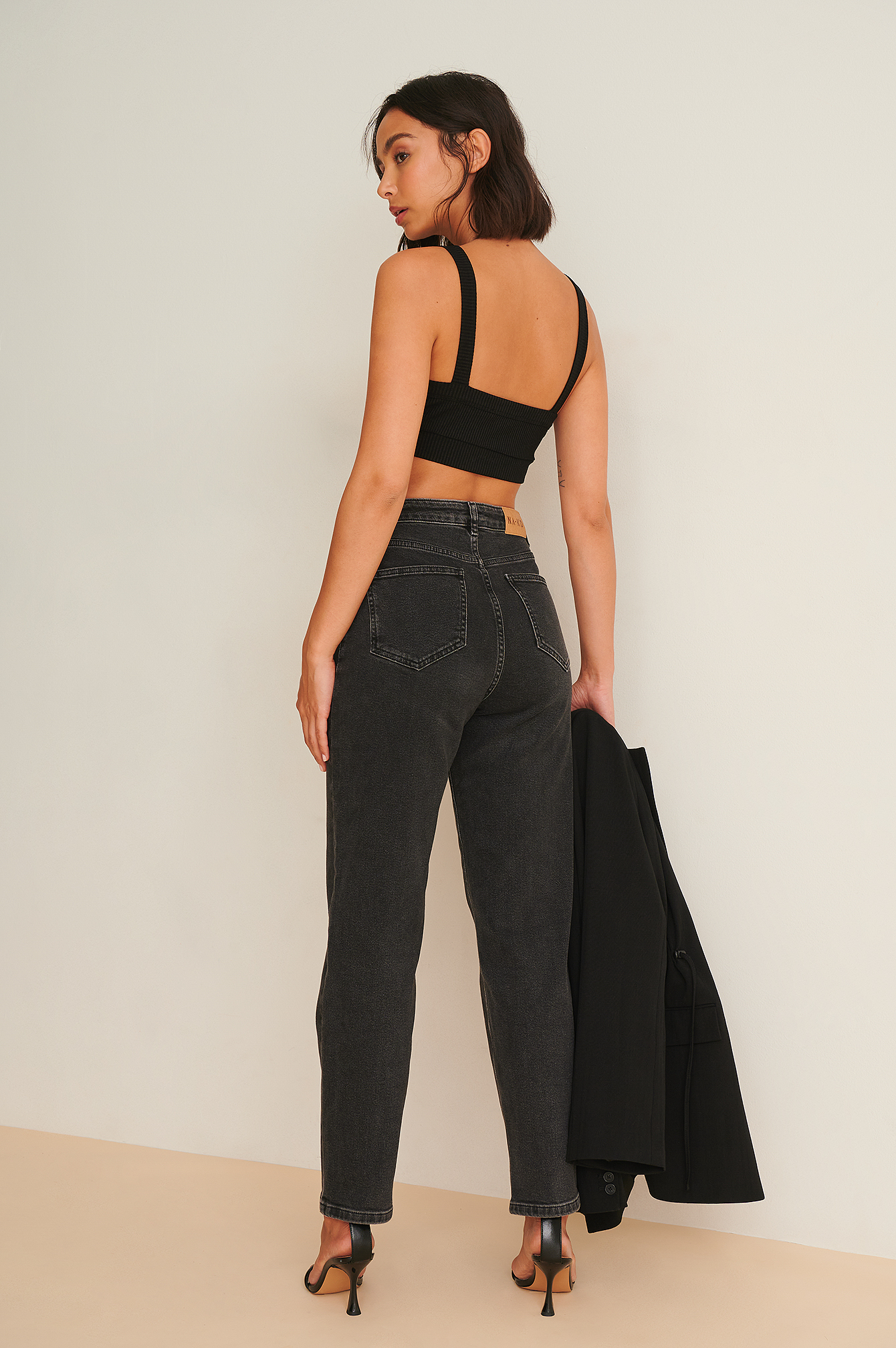 Womens Black Slim Fit Jeans | na-kd.com