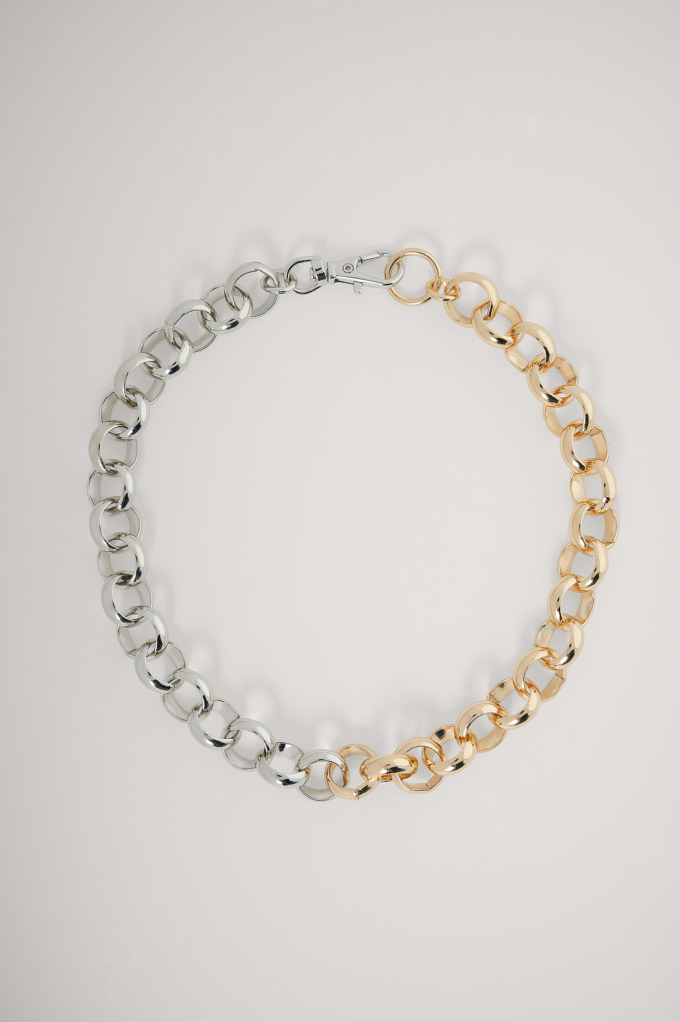 Gold/Silver Halskette