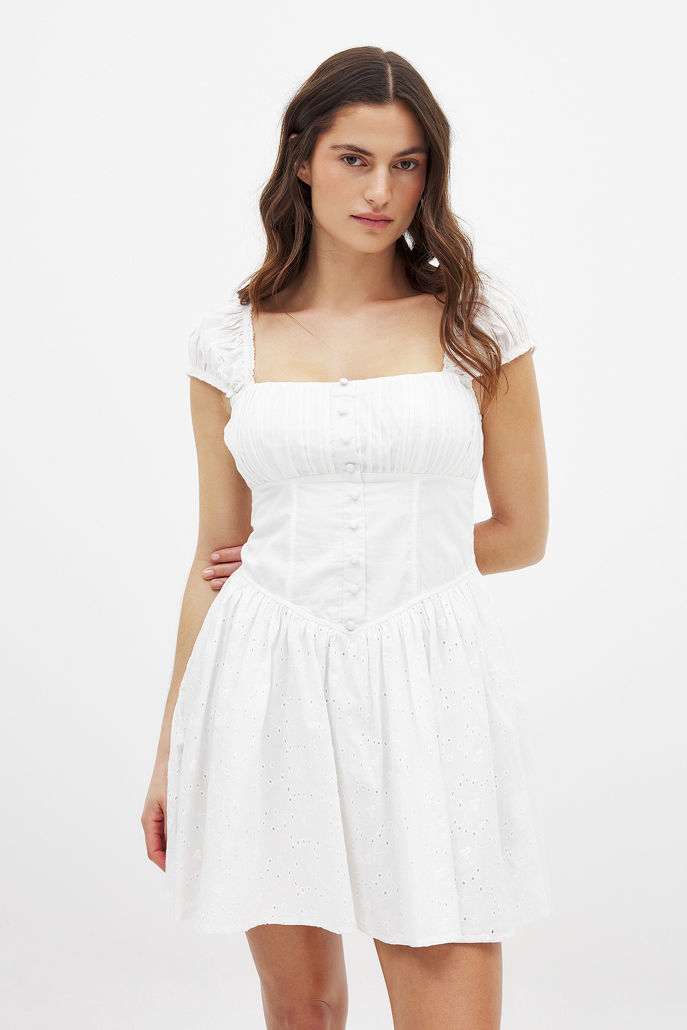 Womens White Mini Dresses | NA-KD Womens White Mini Dresses | NA-KD