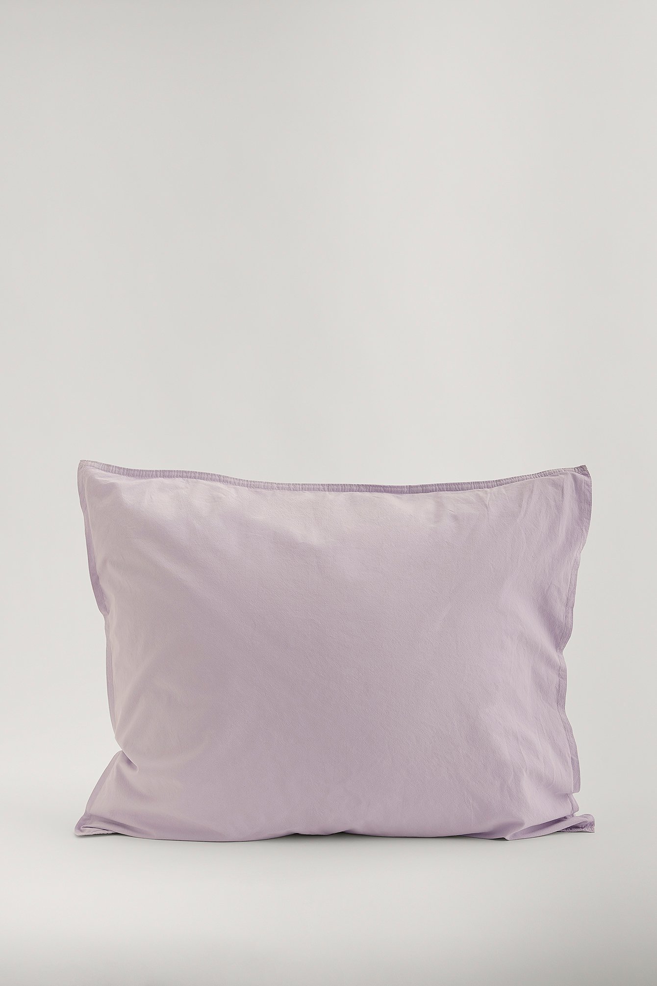 Pale Purple Washed Organic Cotton Pillowcase