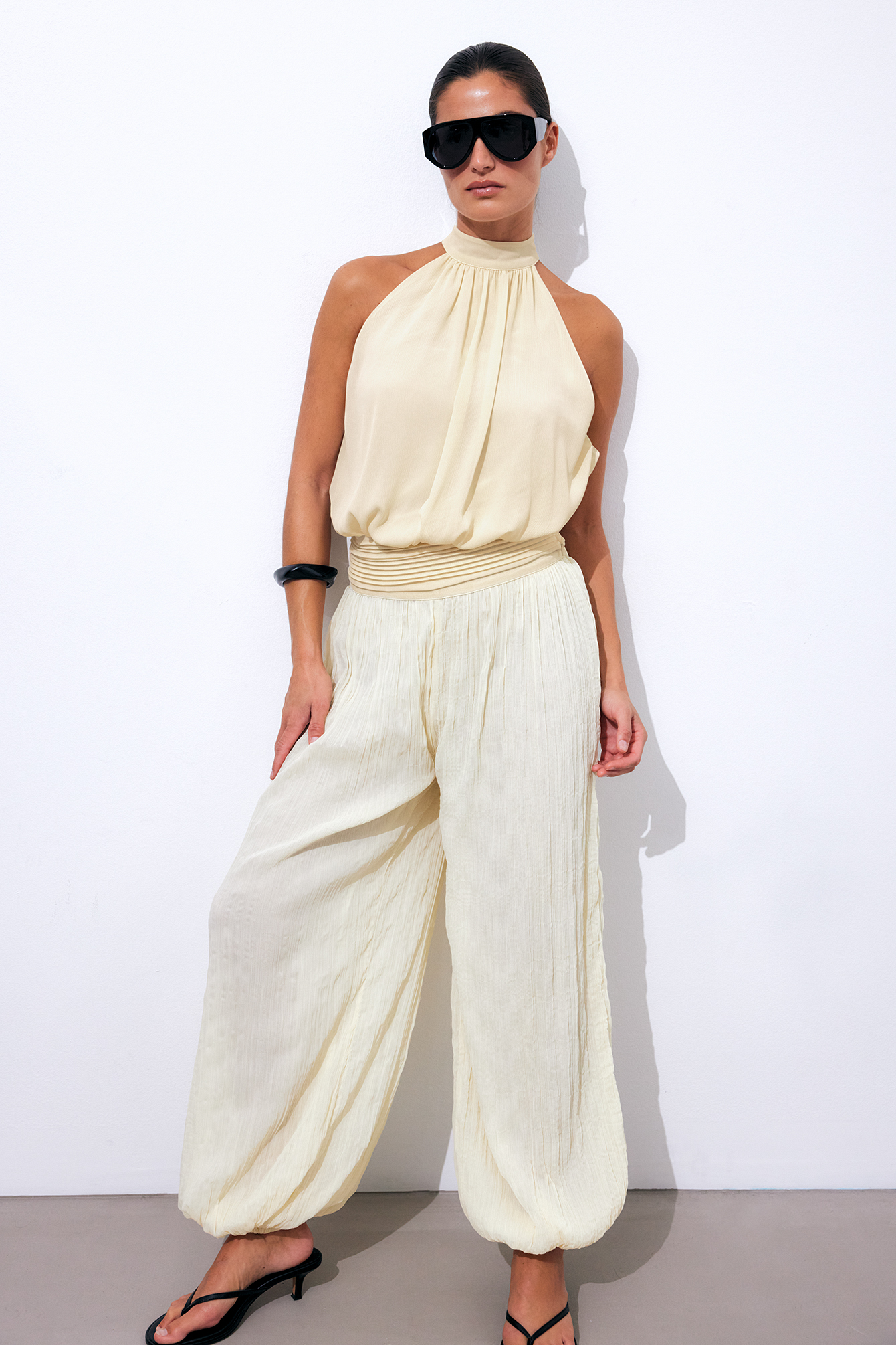Wide Balloon Pants Yellow | NA-KD