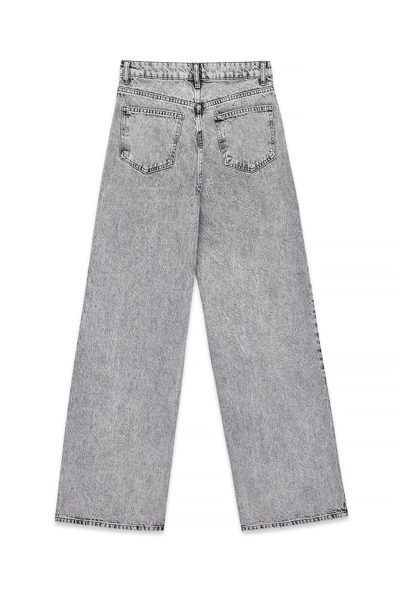Loose Low Waist Long Jeans Blue | NA-KD