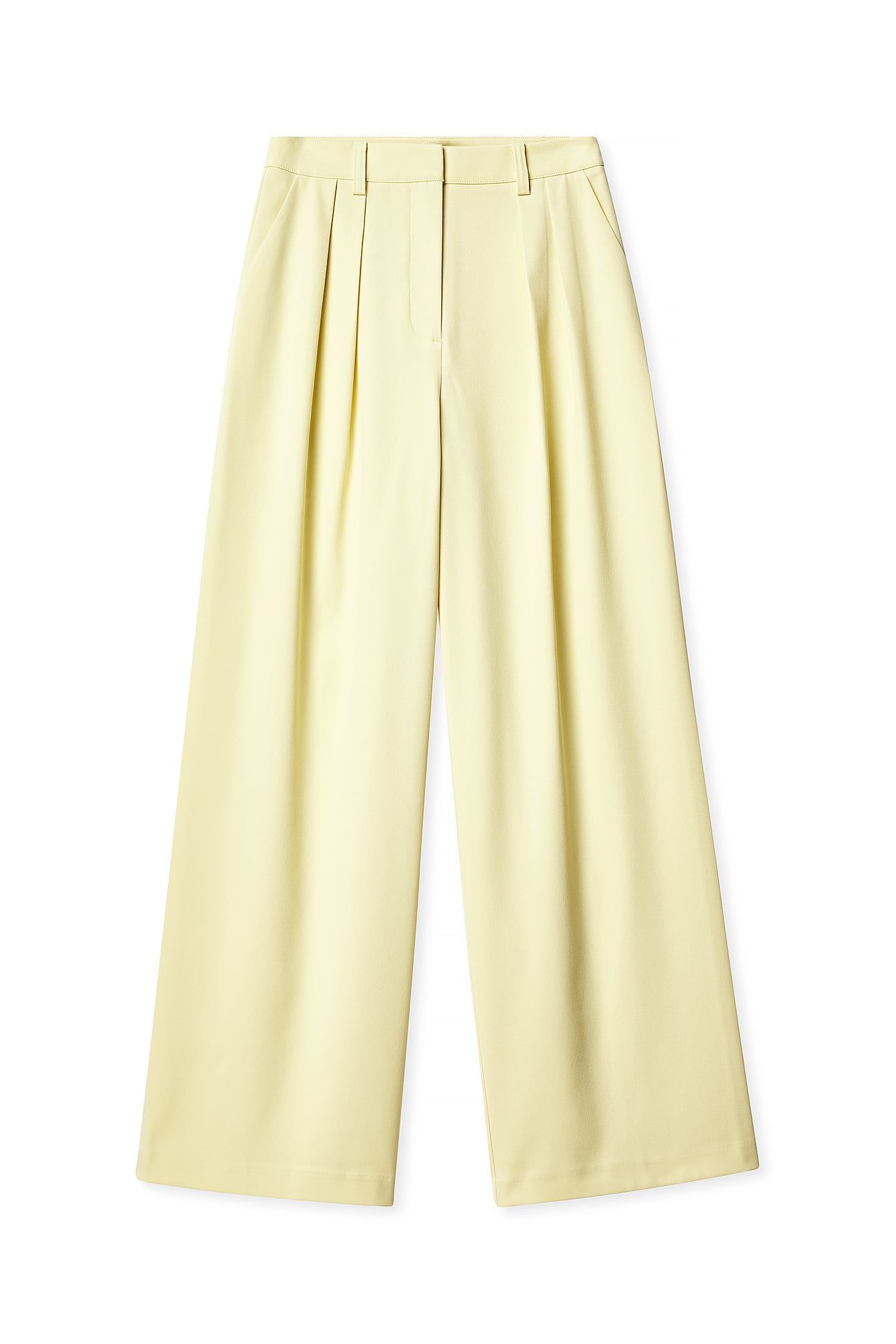 Nur Die Pantaloni Larghi Donna A Gamba Larga – Vita Alta Con Coulisse – Morbidi E Casual – Colore Unico