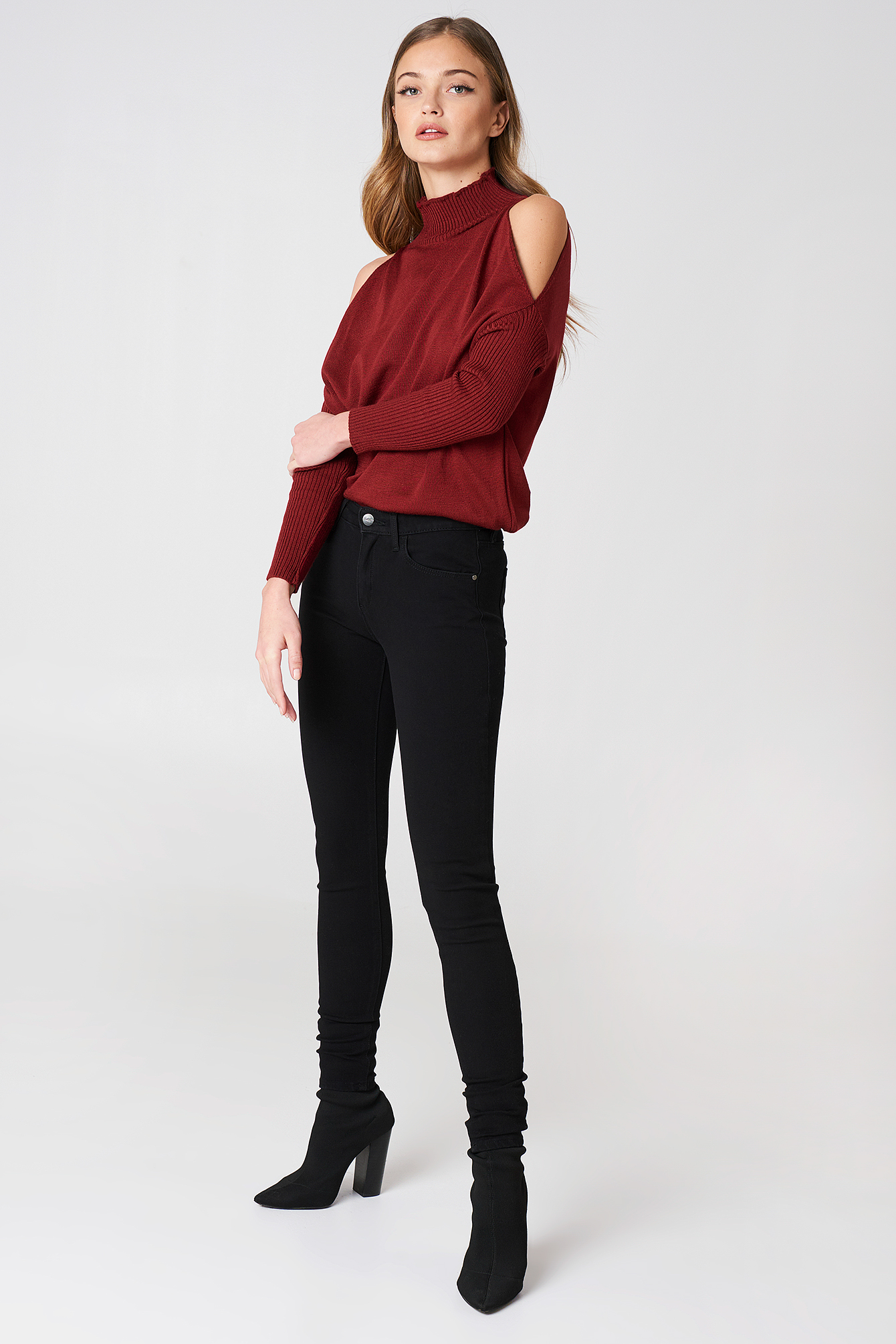 Super Skinny Jeans Black | NA-KD