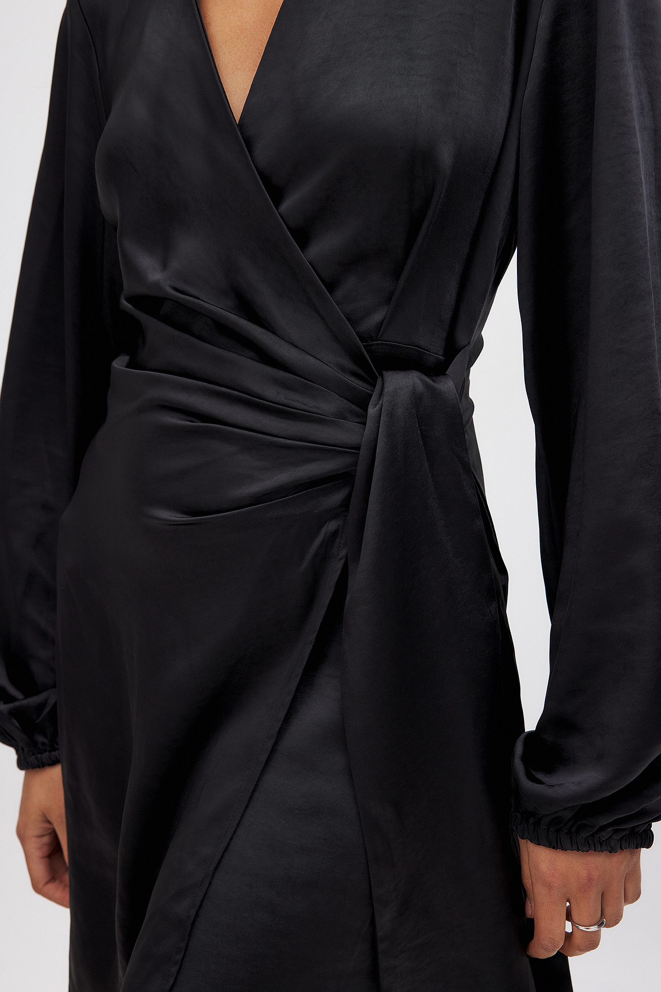 a closet full of dresses Wrap Detail Knit Dress