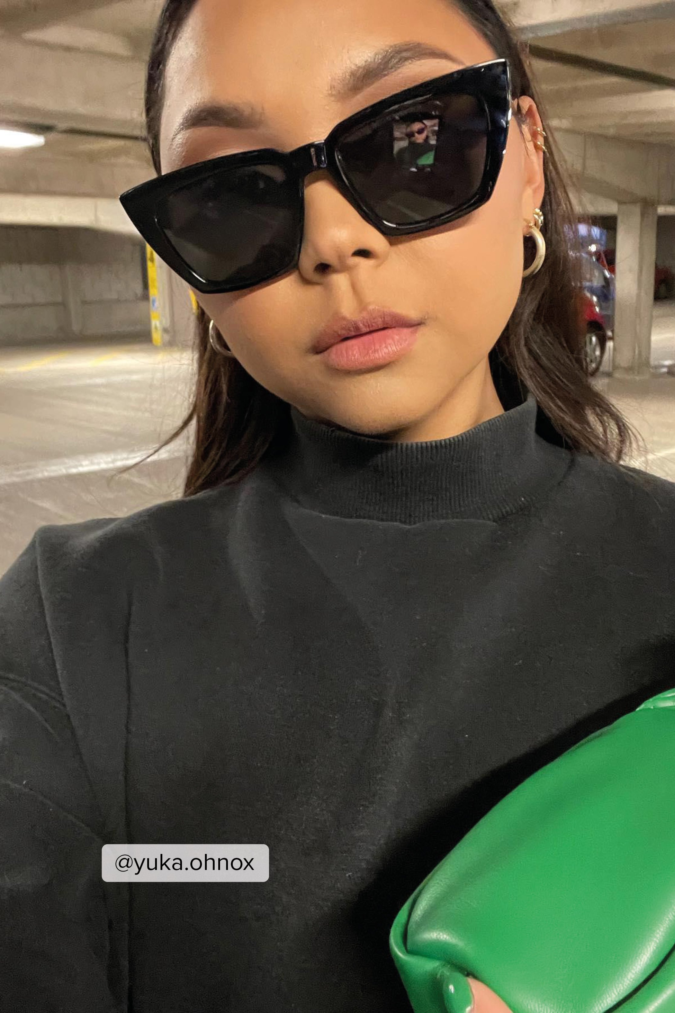 Square recycled sunglasses