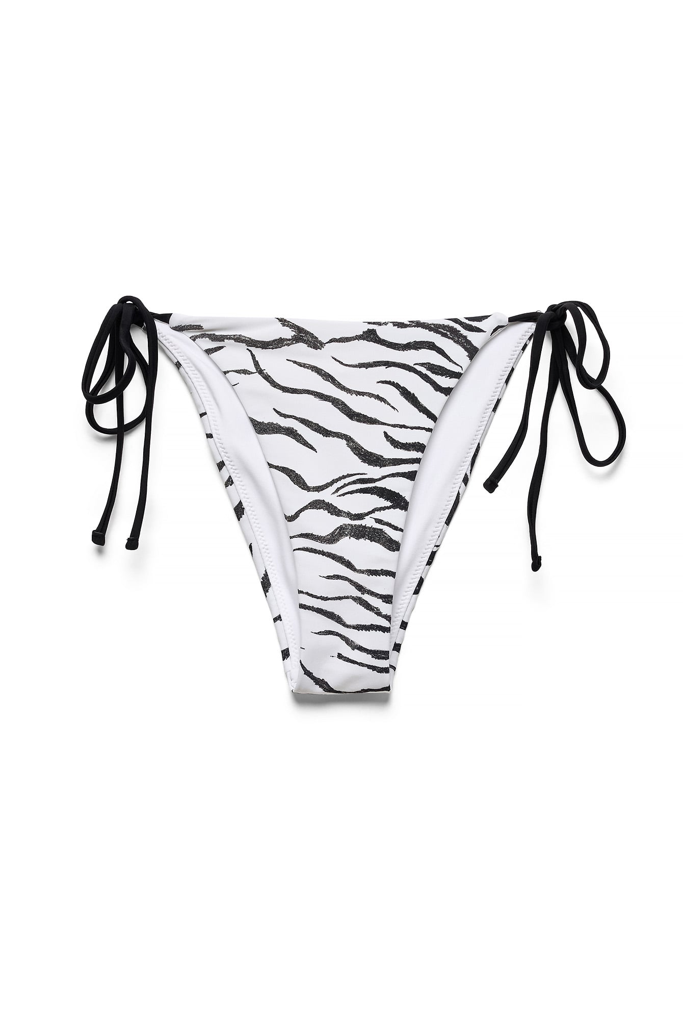 Zebra Zebra Printed Tie Detail Bikini Panty