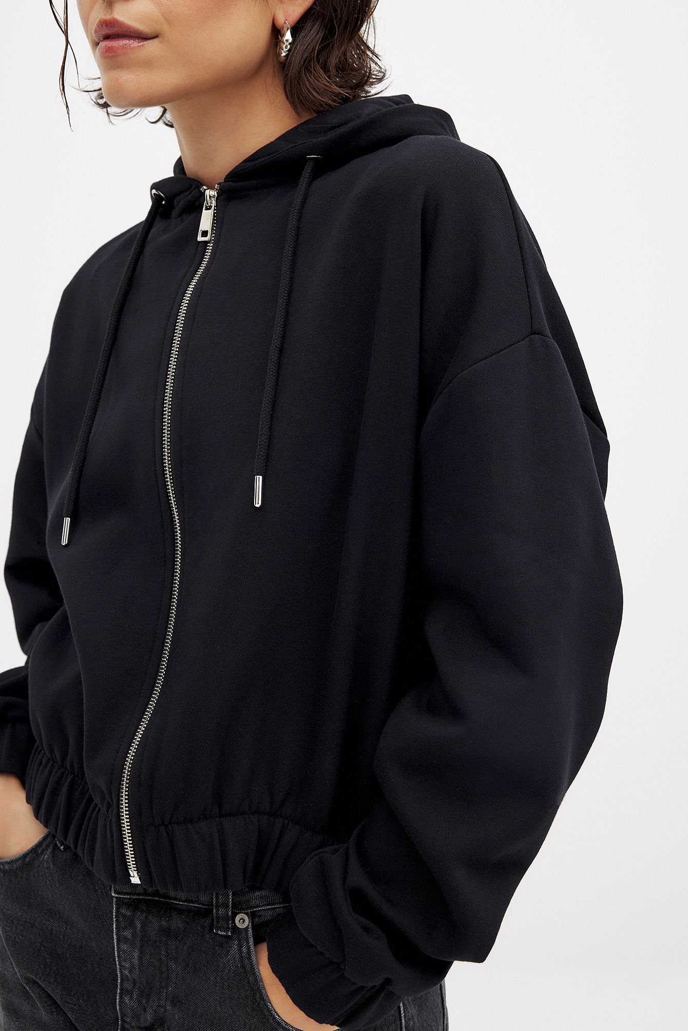 Zip Hoodie Black NA-KD