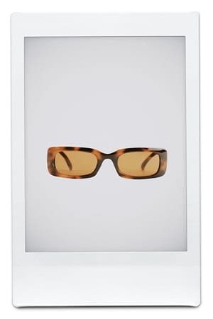 Tortoise Szerokie okulary przeciwsłoneczne z recyklingu w stylu retro
