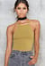 Jersey Cropped Crossback Top