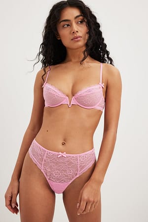 Pink All Lace Hipster