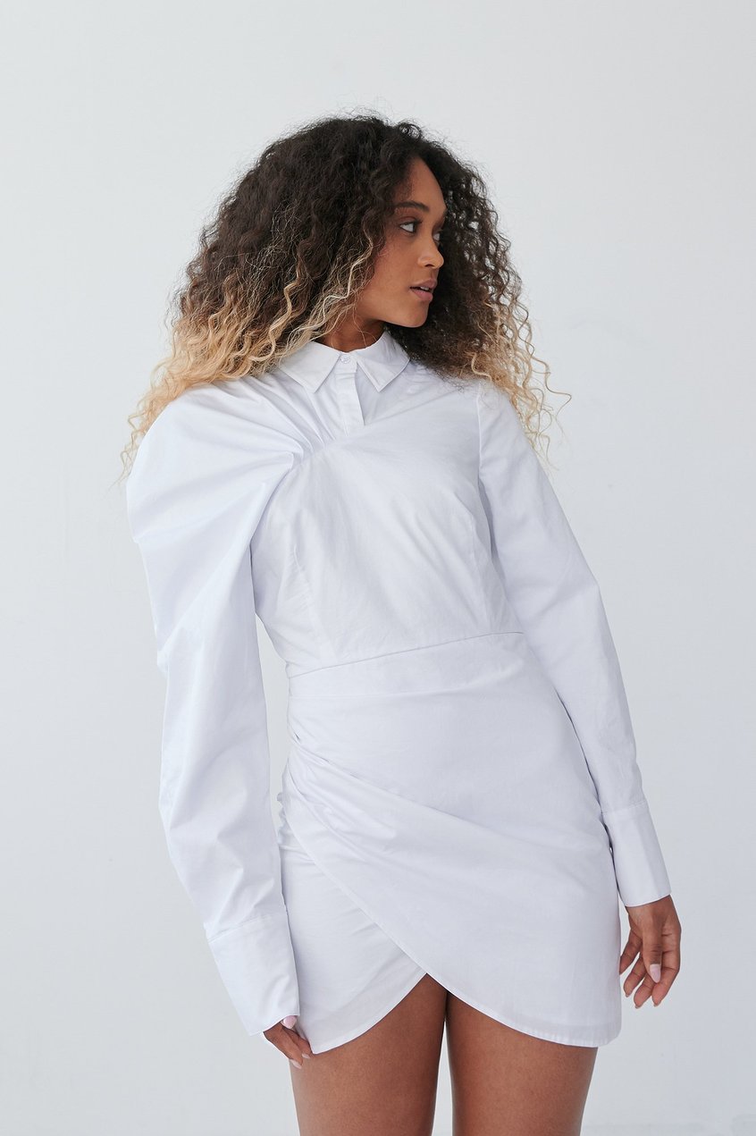 Collections des influenceuses Robes Manches Longues | Robe À Manches Volume - WL62965