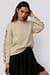 Sleeve Detail Roundneck Knit