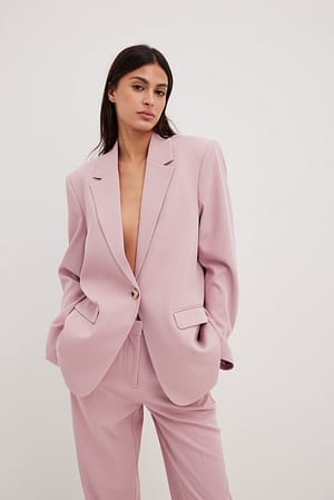 Pink Basic blazer