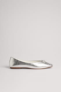 Drawstring Bow Ballerinas