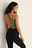 One shoulder cut out bodystocking