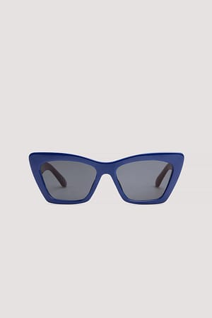 Cobalt Big Squared Sunglasses