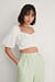 Frill Detail Cropped Top