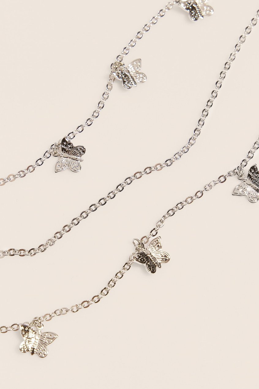 Accessoires Halsketten | Butterfly Layered Necklace - RM85608
