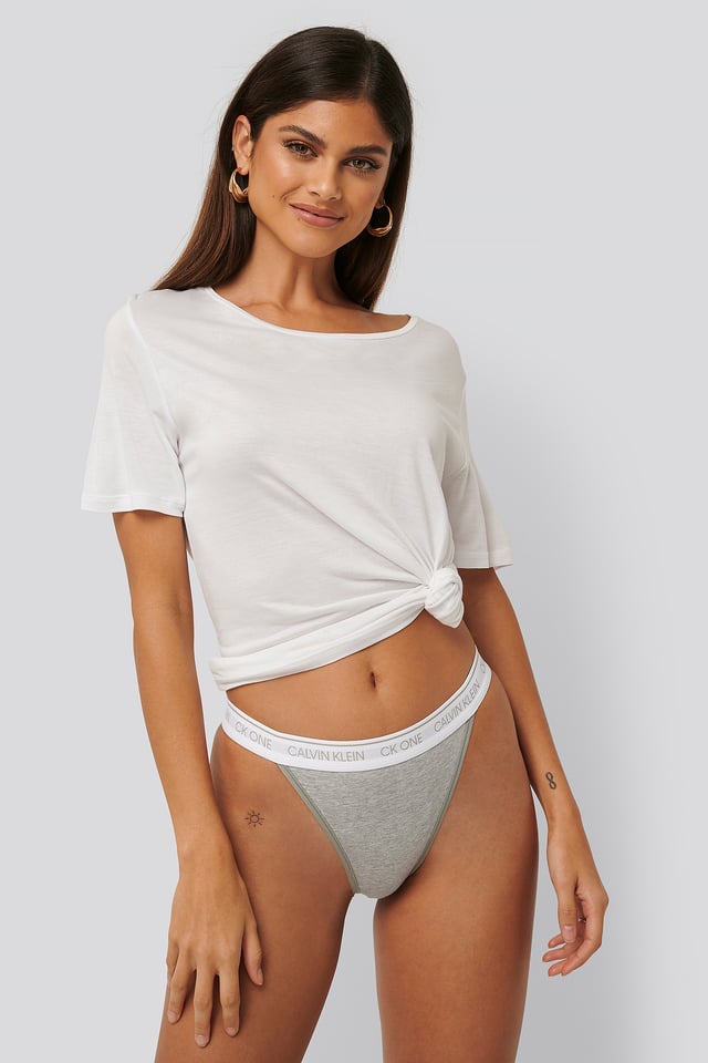 Brasiliansk Truse Grey Heather