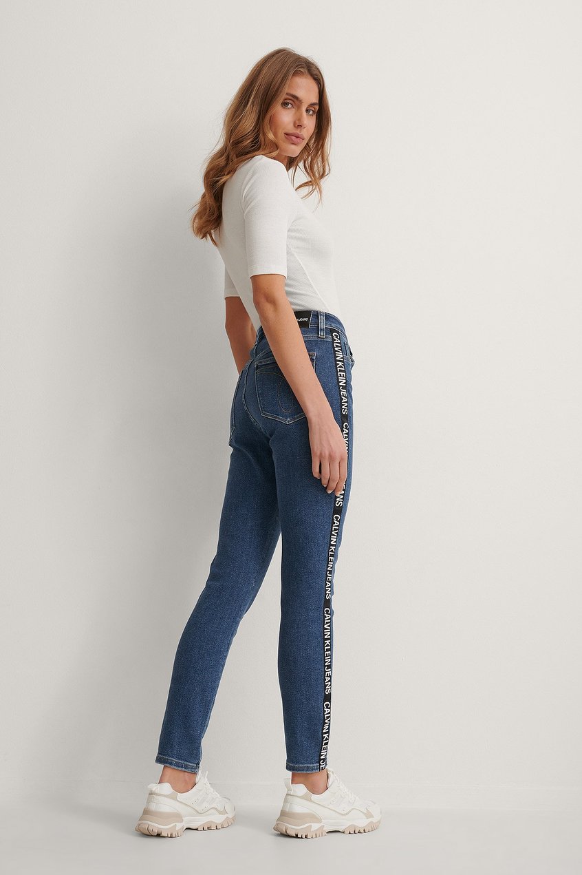 Jeans High Waisted Jeans | Hochgeschnittene Skinny Knöchel-Jeans - SL74672