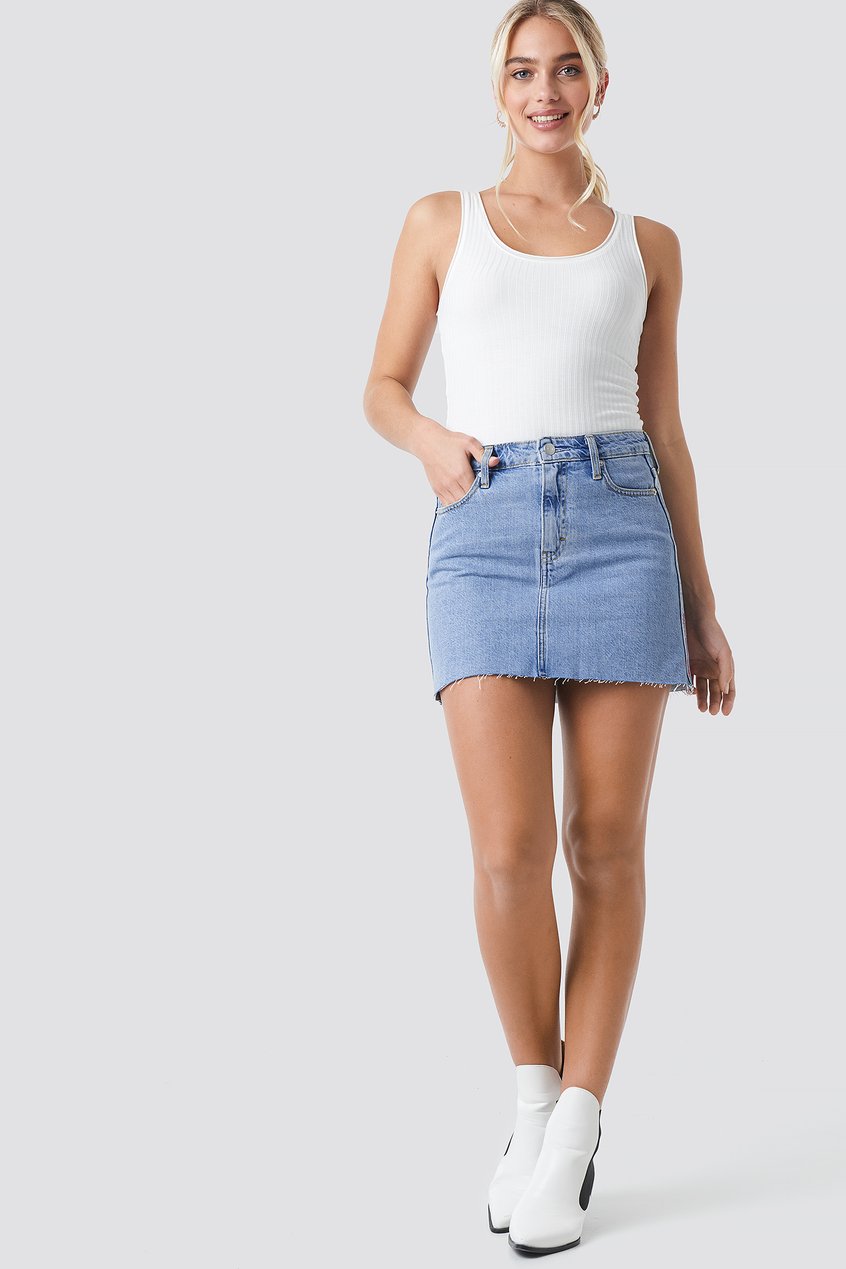 Röcke Jeansröcke | Mid Rise Skirt - QG13363