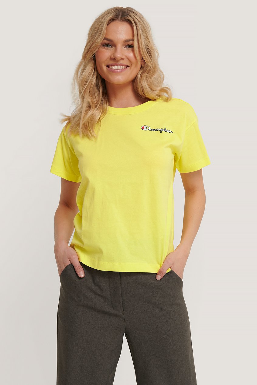 Oberteile Oversize T-Shirts | T-Shirt Mit Rundhalsausschnitt Und Logo - NB37234