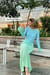 Fine Knitted Ombe Maxi Dress
