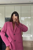 Pink Oversized blazer