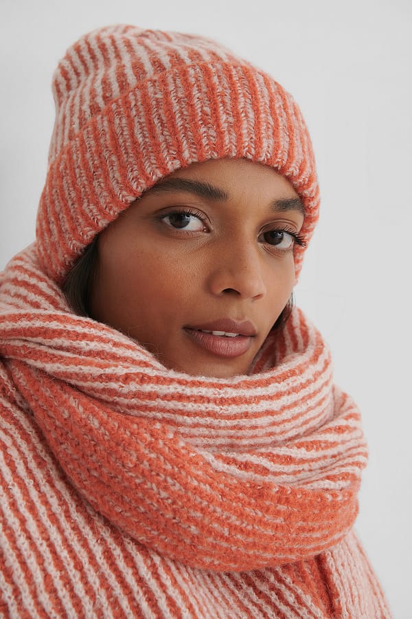 Chunky Two Toned Scarf Multicolor NAKD