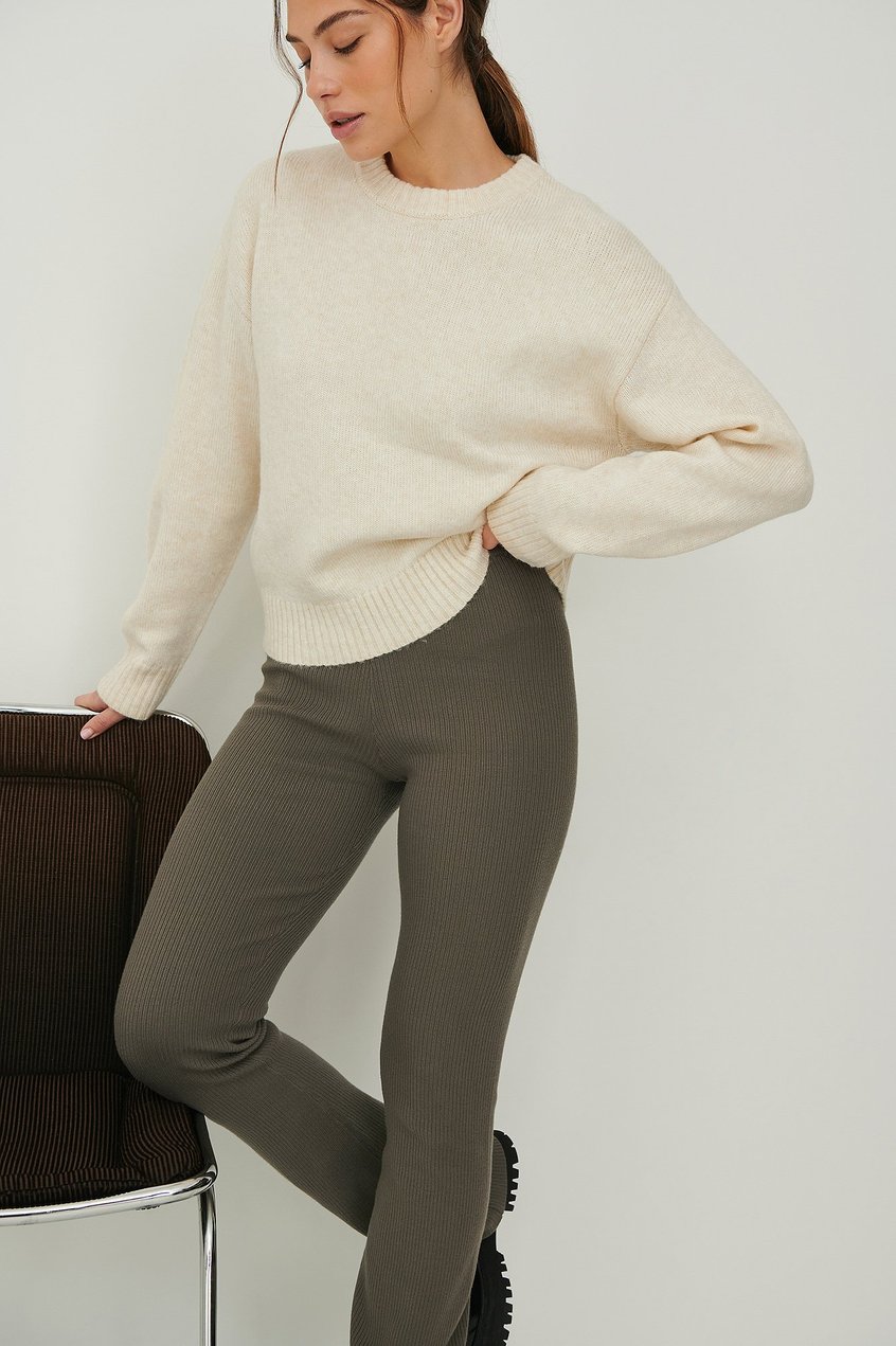 Loungewear Pantalons | Legging en maille côtelée - MT81331