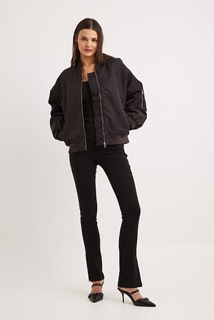 Classic Bomber Jacket Outfit