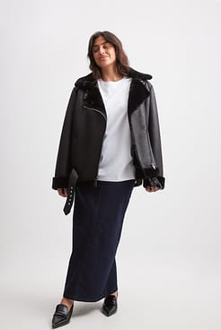 Classic Bonded Aviator Jacket Outfit