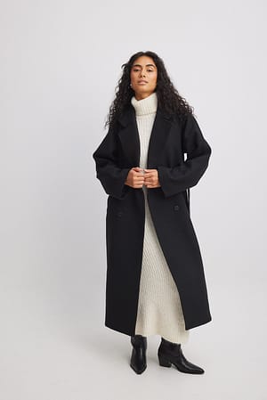Classic Belted Coat  Outfit