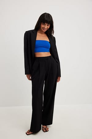 Cropped Tube Top Outfit