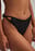 Bikini-Höschen mit hoher Taille und gekreuzten Detail