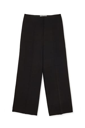 Black Culotte-Hose mit hoher Taille