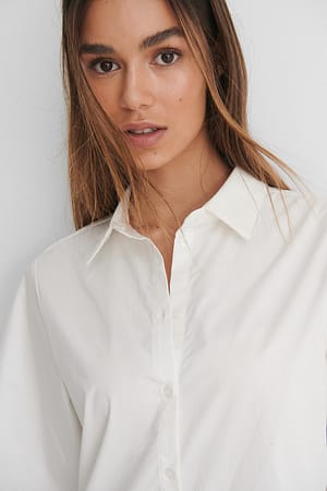 White Basic Cotton Shirt
