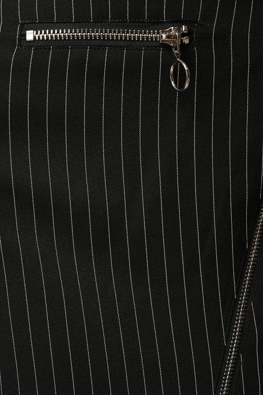 Röcke Influencer Collections | Pinstriped Zip Detail Skirt - EZ87321