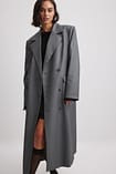 Double Breasted Trenchcoat Grey | NA-KD