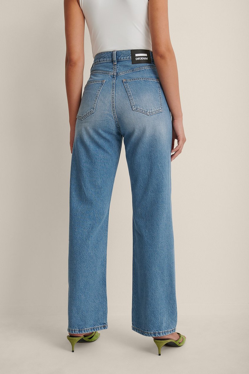 Jean Jeans larges | Jean taille haute droit - SF67366