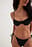 Hoog uitgesneden bikinibroekje met trekkoordstrik