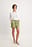 Leinen-Shorts mit elastischem Taillenbund