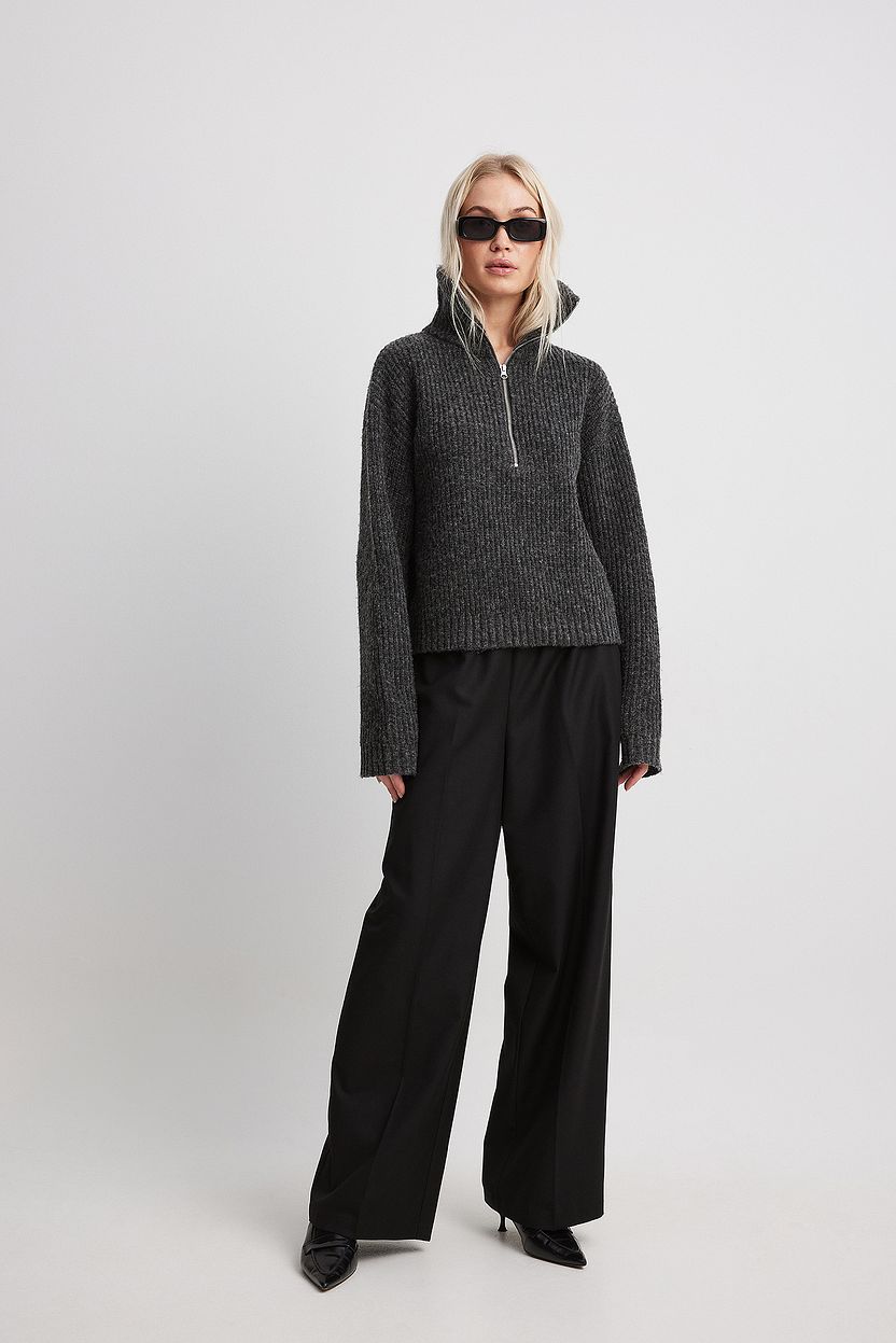HALEY STRETCH ENZYME COTTON TIE WAIST PANT