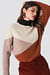 Color Blocked Round Neck Knitted Sweater