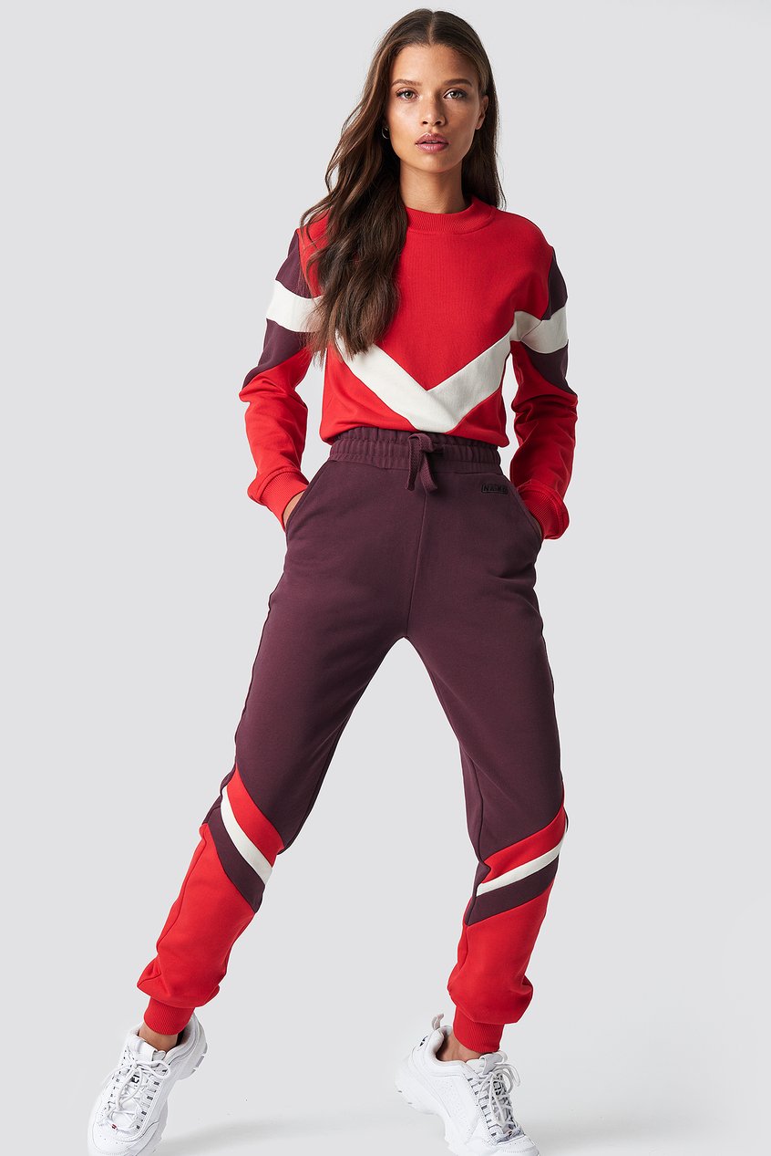 Hosen Sportbekleidung | Stripe Blocked Sweatpants - GD69572