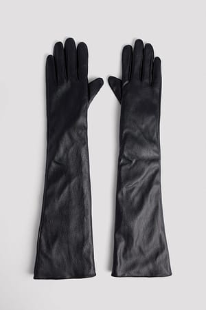 Extra High Basic Gloves Black | NA-KD