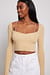 Fine Knitted Strap Detail Top