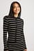 Fine Knitted Striped Cardigan