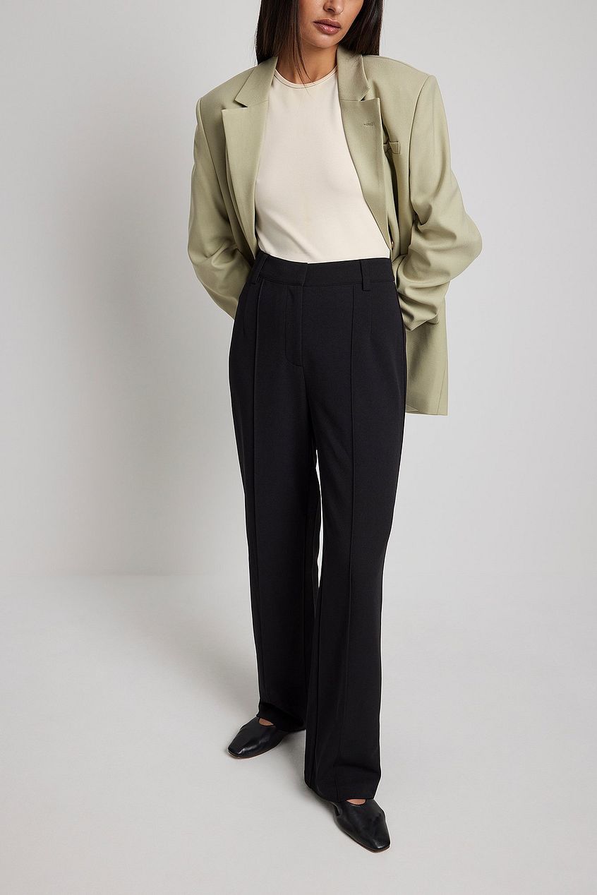 na-kd.com | Fitted Wide Leg Suit Pants